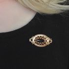 Image 3 of Antique gold brooch with garnet