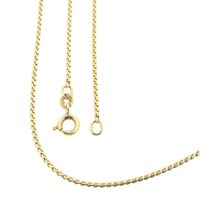 Gold S-link chain | 45.5 cm