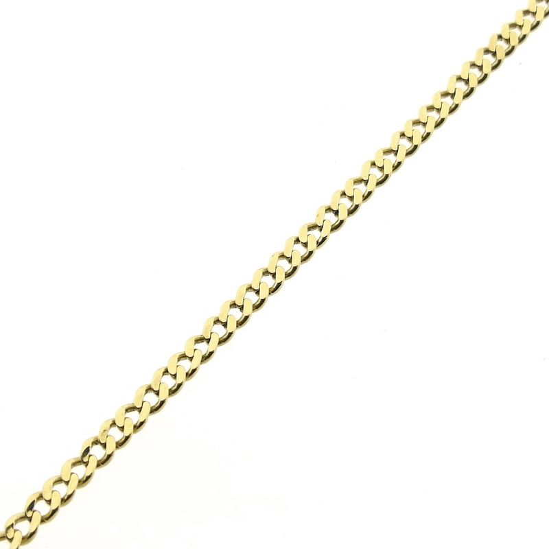 Image 8 of Gold gourmet link bracelet | 20 cm
