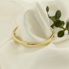Image 2 of Gold smooth slave bracelet | Ø 61.5 mm