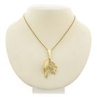 Image 8 of Gold pendant of two wings