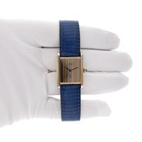 Cartier Tank Vermeil 'Trinity' Large 6129; Vintage mechanical watch
