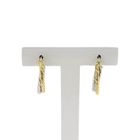 Image 3 of 18K Two-tone gold earrings | Ø 21 mm