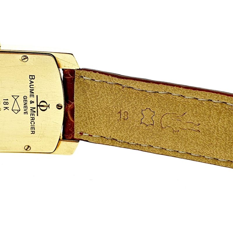 Image 11 of Baume Mercier Hampton; 18k gold watch