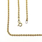 Image 1 of 18K Gold Twisted Link Chain | 50cm