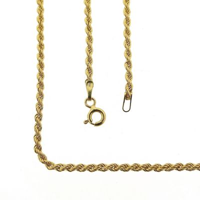 Image 1 of 18K Gold Twisted Link Chain | 50cm