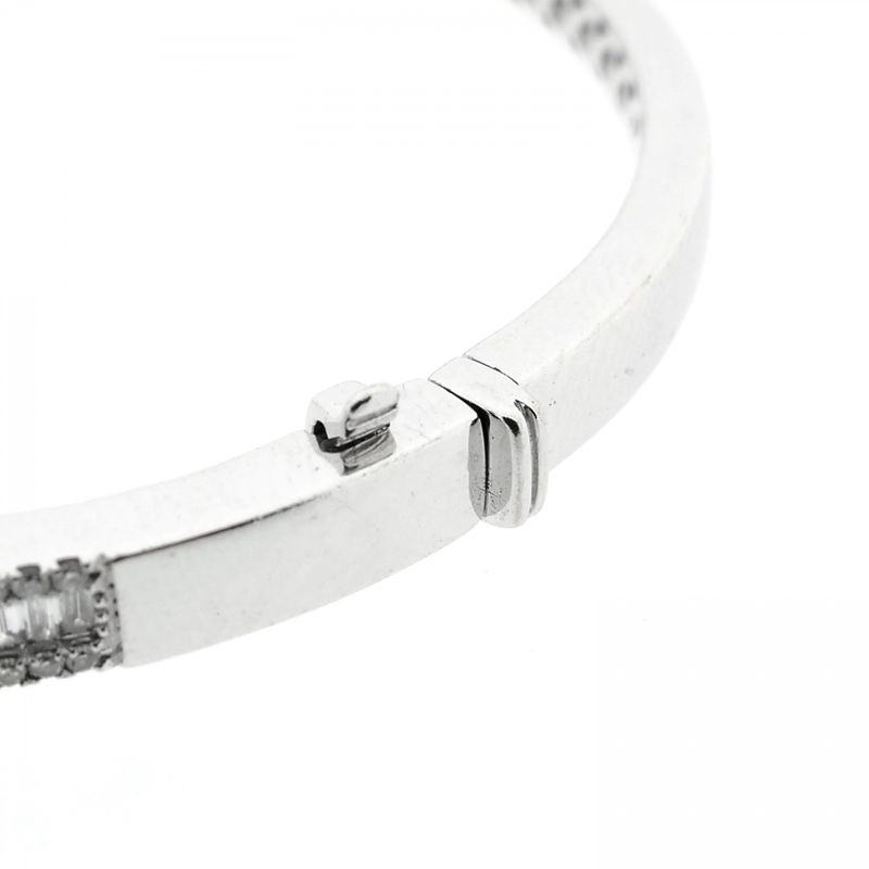 Image 8 of White gold Tirisi bracelet with diamonds; Size S/M