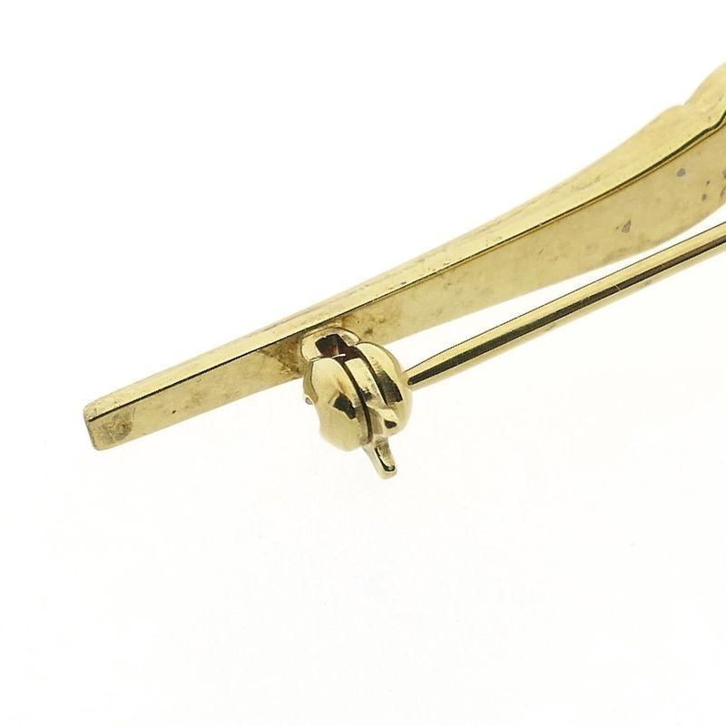 Image 6 of Vintage gold brooch with pearl