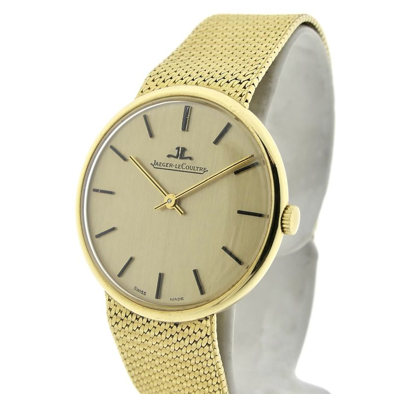 Image 3 of Jaeger Le-Coultre; Vintage 18K gold men's watch