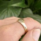 Image 8 of Golden fantasy ring with diamond | 0.05 ct.