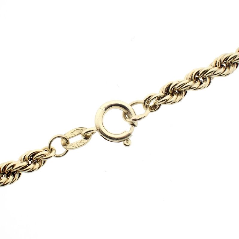Image 3 of Golden twisted link chain.