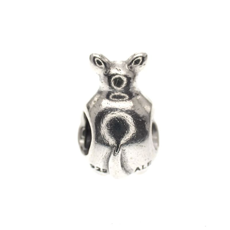 Image 3 of Pandora charm; Silver; Kangaroo