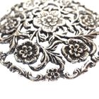 Image 6 of Large silver brooch | Floral design