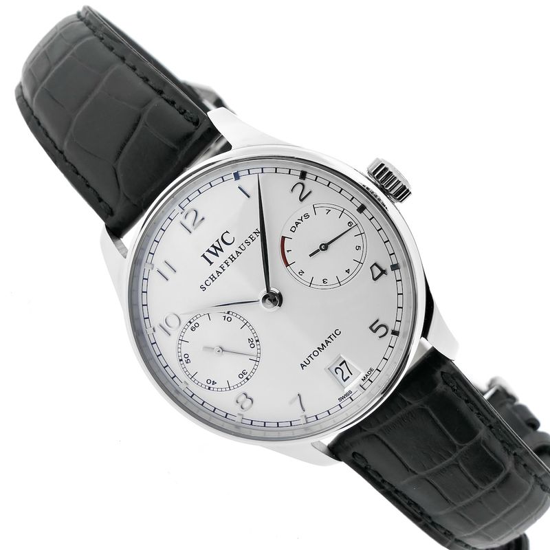 Image 5 of IWC Portuguese '7 Days' Platinum IW5001-04; Platinum men's watch (500 pieces limited edition)