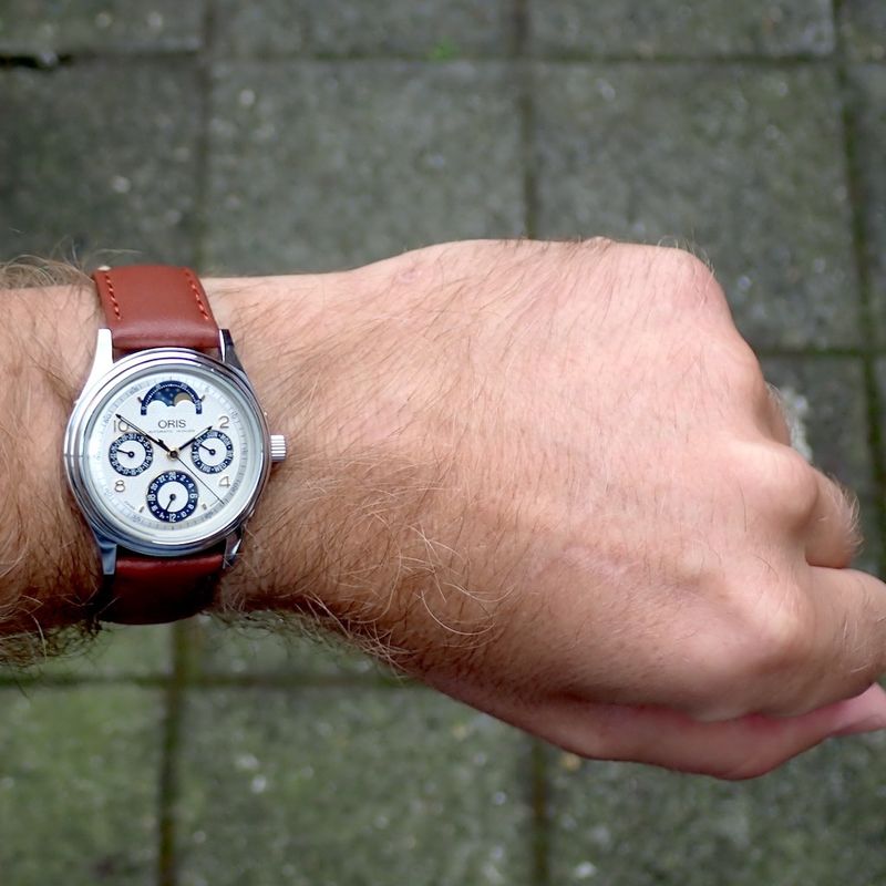 Image 11 of Oris Moonphase; Automatic watch