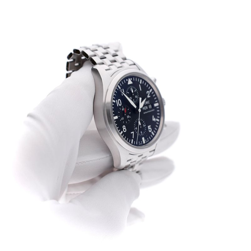 Image 13 of IWC Pilot's Chronograph 41mm IW371704; Automatic Men's Watch
