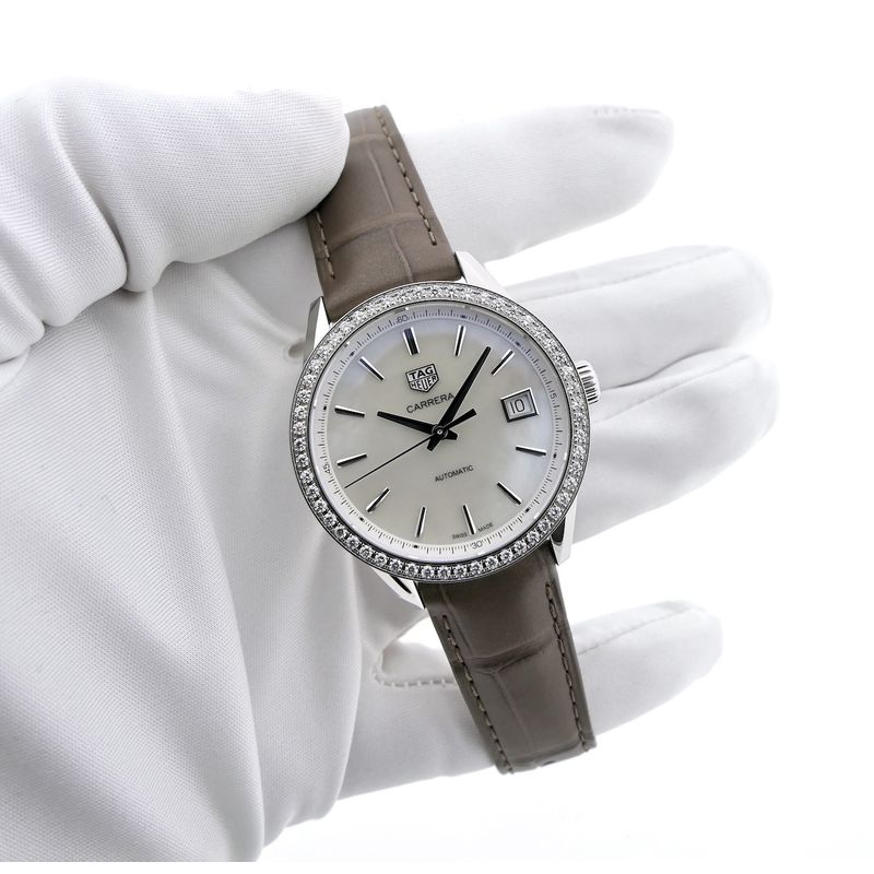 Image 15 of Tag Heuer Carrera Automatic 36mm WBK2316.FC8258; Automatic watch with diamonds