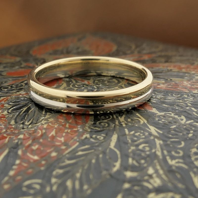 Image 2 of Two-tone gold (wedding) ring