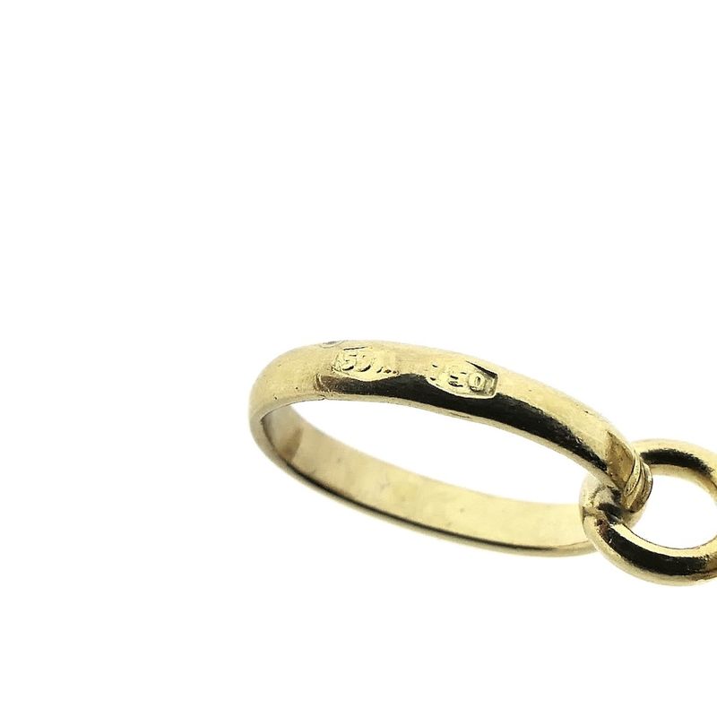 Image 5 of Gold pendant of Jesus with a crown of thorns