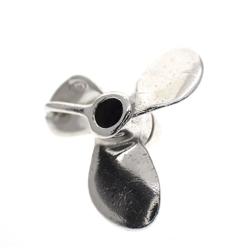 Image 3 of Silver pendant of a propeller