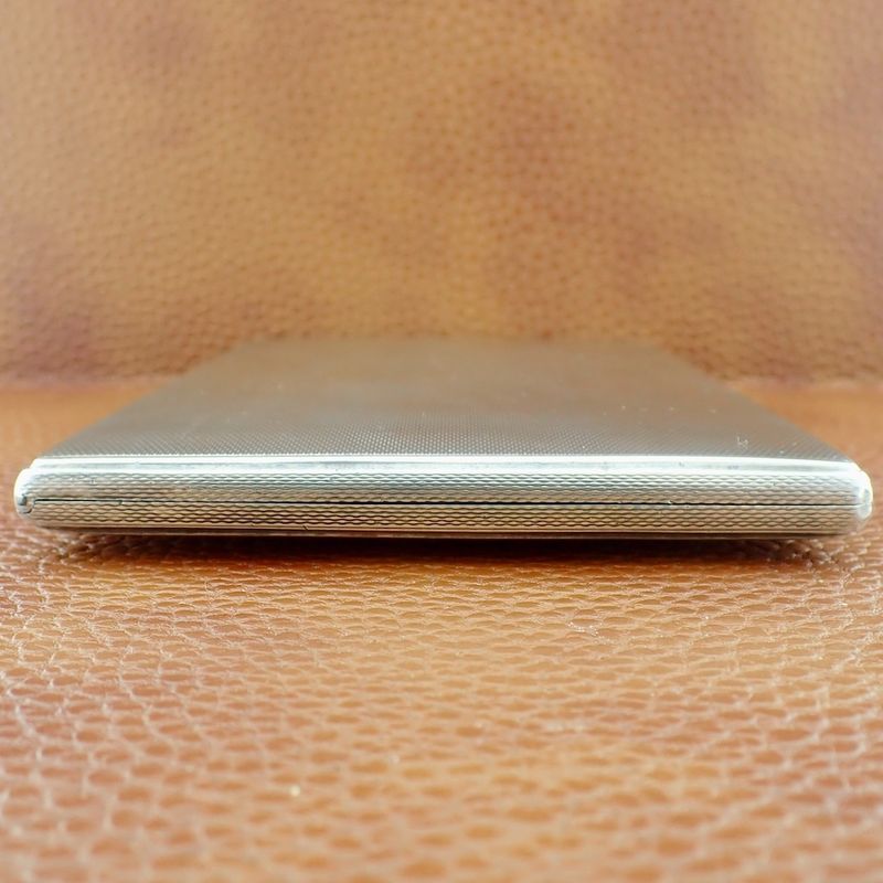 Image 10 of Silver cigarette case; Vintage