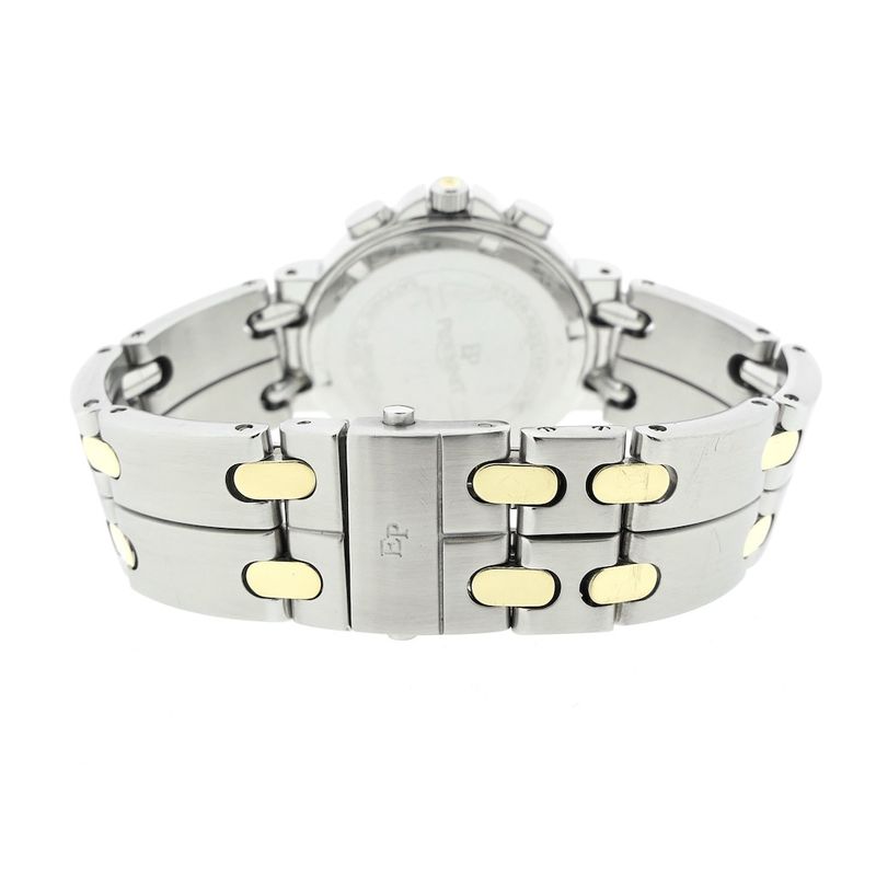 Image 8 of Pequignet Moorea; Gold/steel men's watch with chronograph