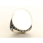 Image 2 of Silver signet ring in 'baroque' style
