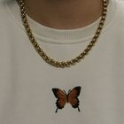 Image 9 of Golden jasseron link necklace.