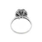 Image 5 of White gold ring set with rose-cut diamonds | 0.45 ct.