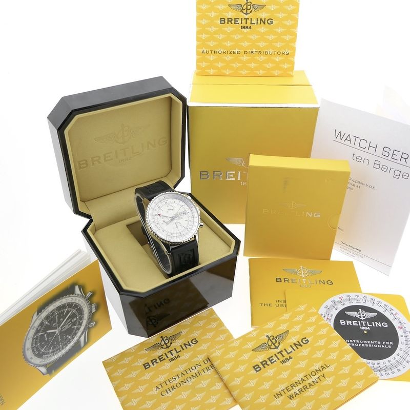 Image 4 of Breitling Navitimer World GMT; Men's watch