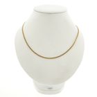 Image 6 of Gold flat gourmet link chain