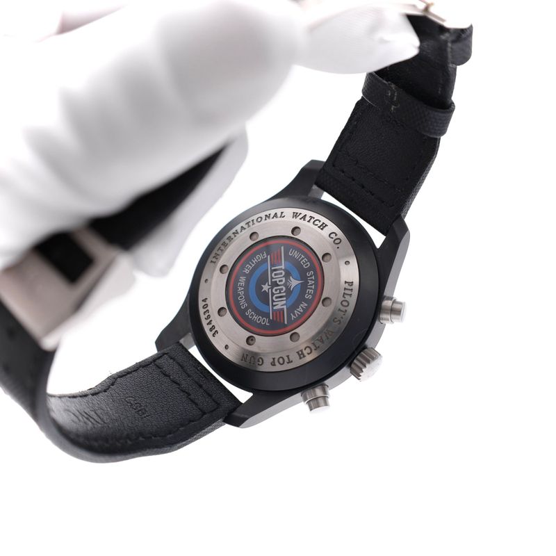 Image 15 of IWC Pilot's Watch 'Top-Gun' Chronograph IW388001; Automatic Men's Watch