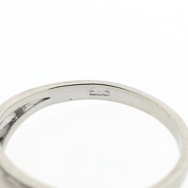 Image 6 of White gold ring with 0.06 ct diamond.