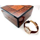 Image 2 of Blancpain Leman Dual Time; 18k rose gold men's watch