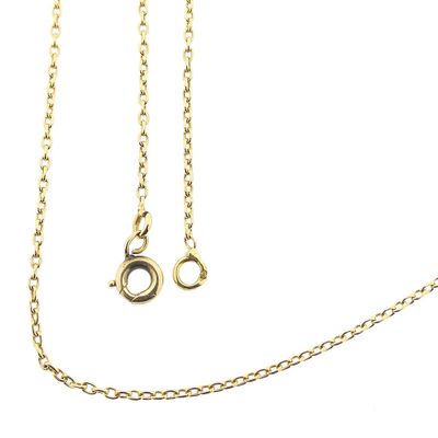 Image 1 of 18 carat gold anchor link chain.