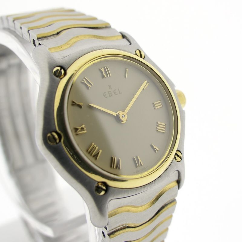 Image 3 of Ebel Wave E1157111; Gold/steel women's watch