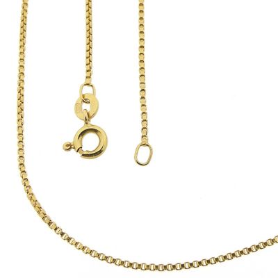 Image 1 of 18K Gold Venetian Link Chain | 50cm