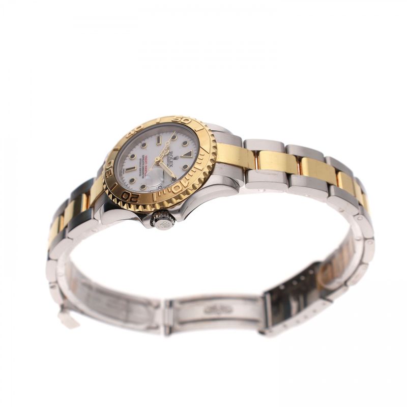 Afbeelding 7 van Rolex Yacht-Master Ladies 29mm 69623; Automatisch Dames Horloge (Full-Set '99)