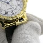 Image 4 of Longines 'The Pioneers Watch'; Automatic 18k gold men's watch