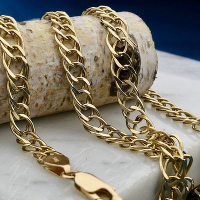 Image 2 of Golden Prince of Wales Link Necklace | 51 cm