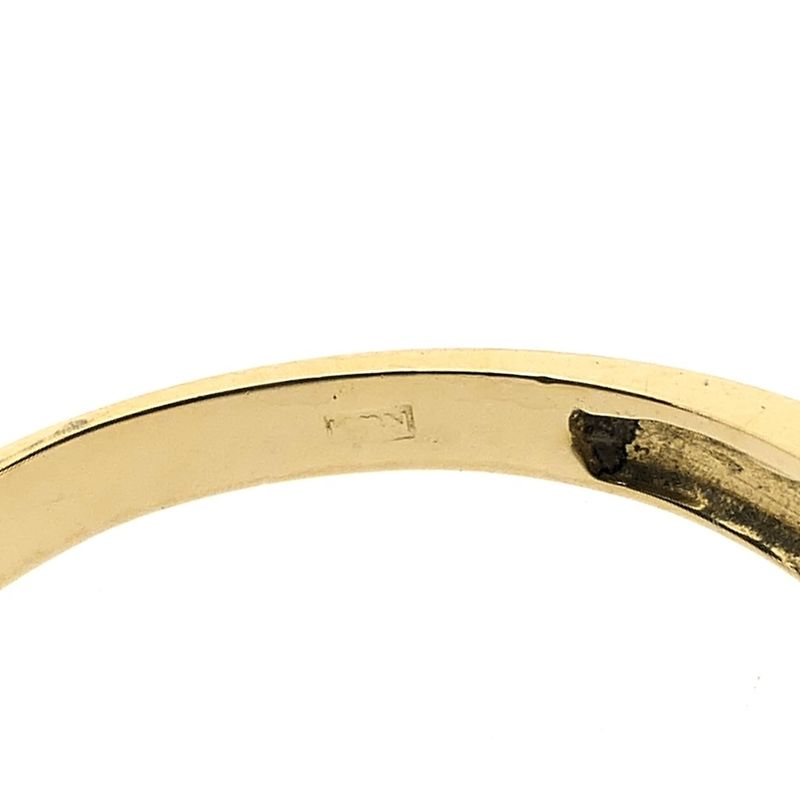 Image 6 of Gold ring with zirconia