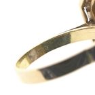 Image 8 of Vintage gold ring with citrine, amethyst and diamonds; 0.20 ct.