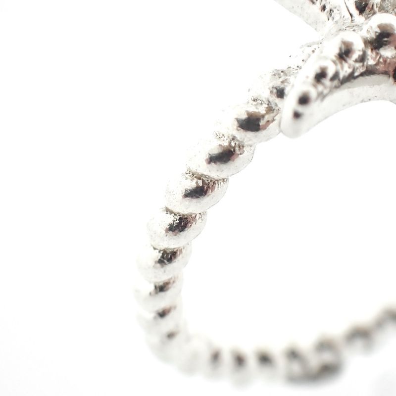 Image 4 of Silver ball ring with a starfish