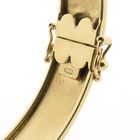 Image 6 of Gold slave bracelet with pattern; Size M/L