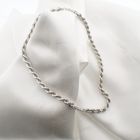 Image 5 of Silver twisted link chain | 42.5 cm