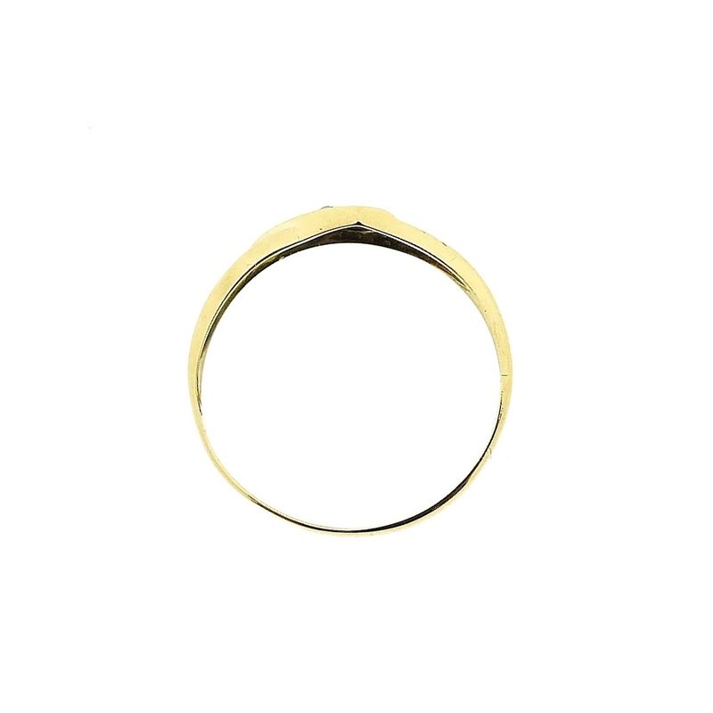 Image 10 of Gold ring with diamond | 0.005 ct.