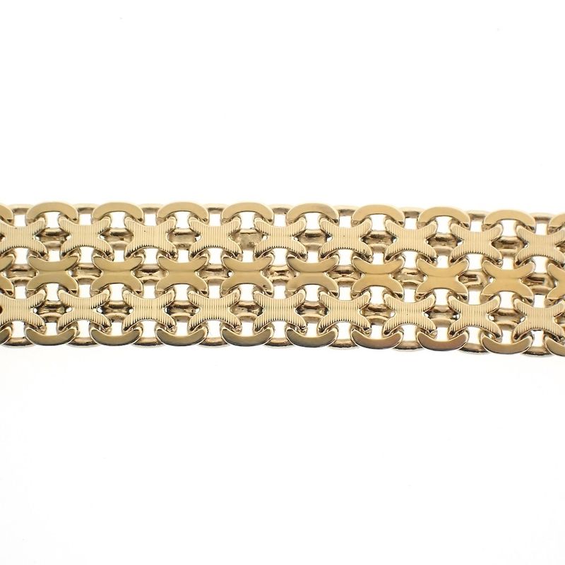 Image 3 of Vintage gold wide bracelet | 19.5 cm
