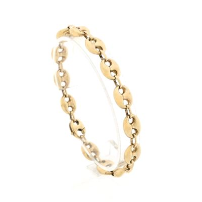 Gold Marine Link Bracelet Image 1 of Gold Marine Link Bracelet