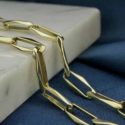 Gold closed forever bracelet. Image 2 of Gold closed forever bracelet.