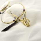 Image 13 of Vintage Chopard women's glasses with clear glass; Gold-plated; 52-20